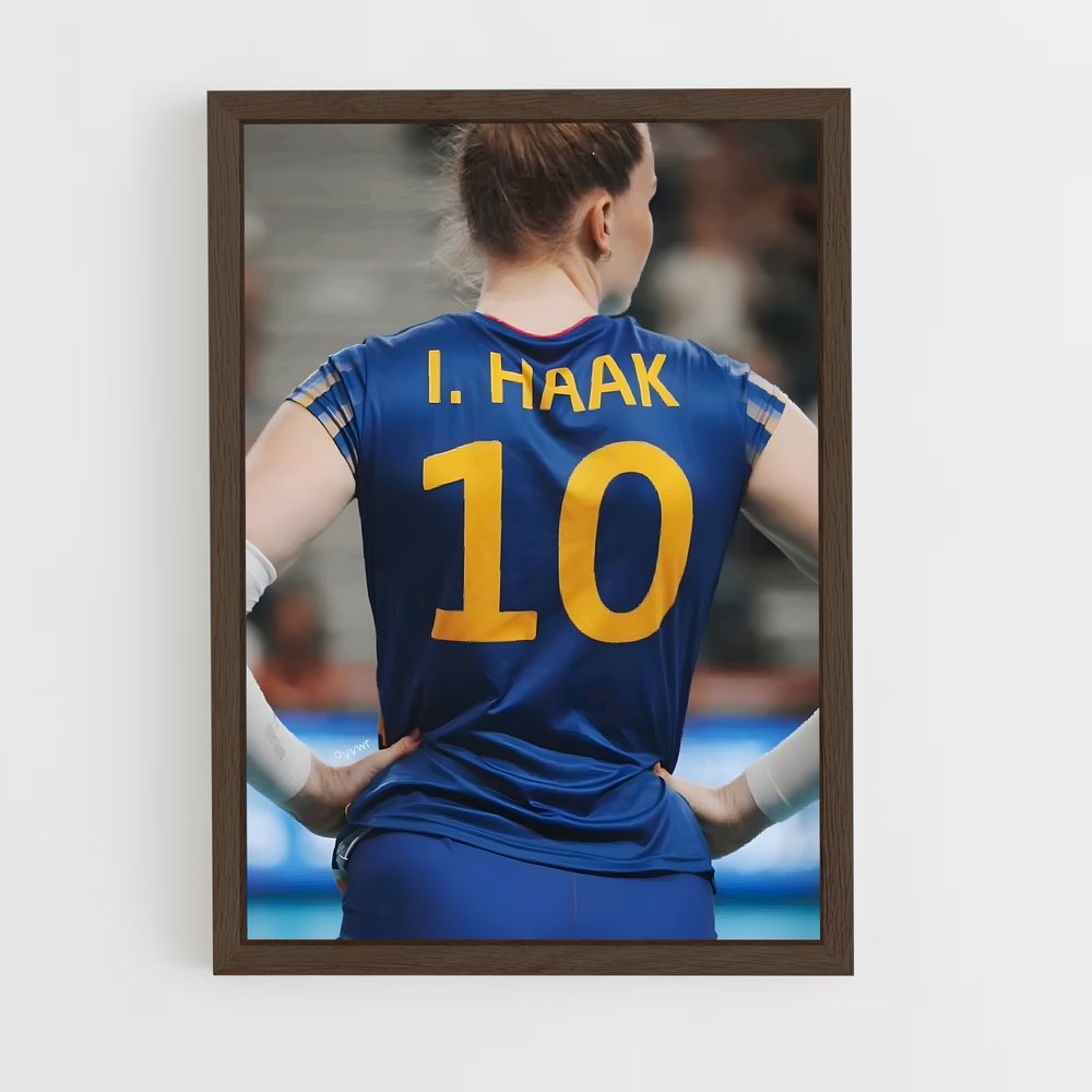 Poster L'Inconnue en Bleu – affiche Volleyball (vue 5)
